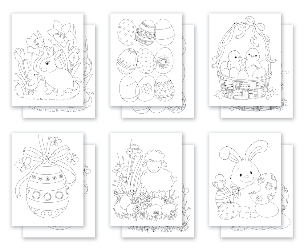 NEW Easter Pals Watercolor Cards