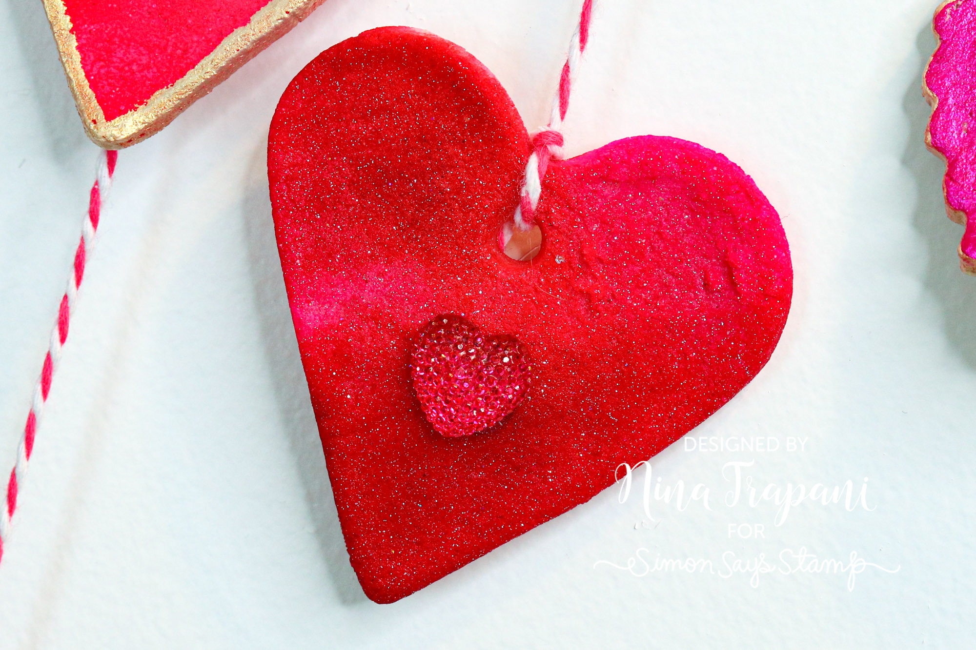 Not a Card with Nina-Marie: Clay Heart Wall Hanging