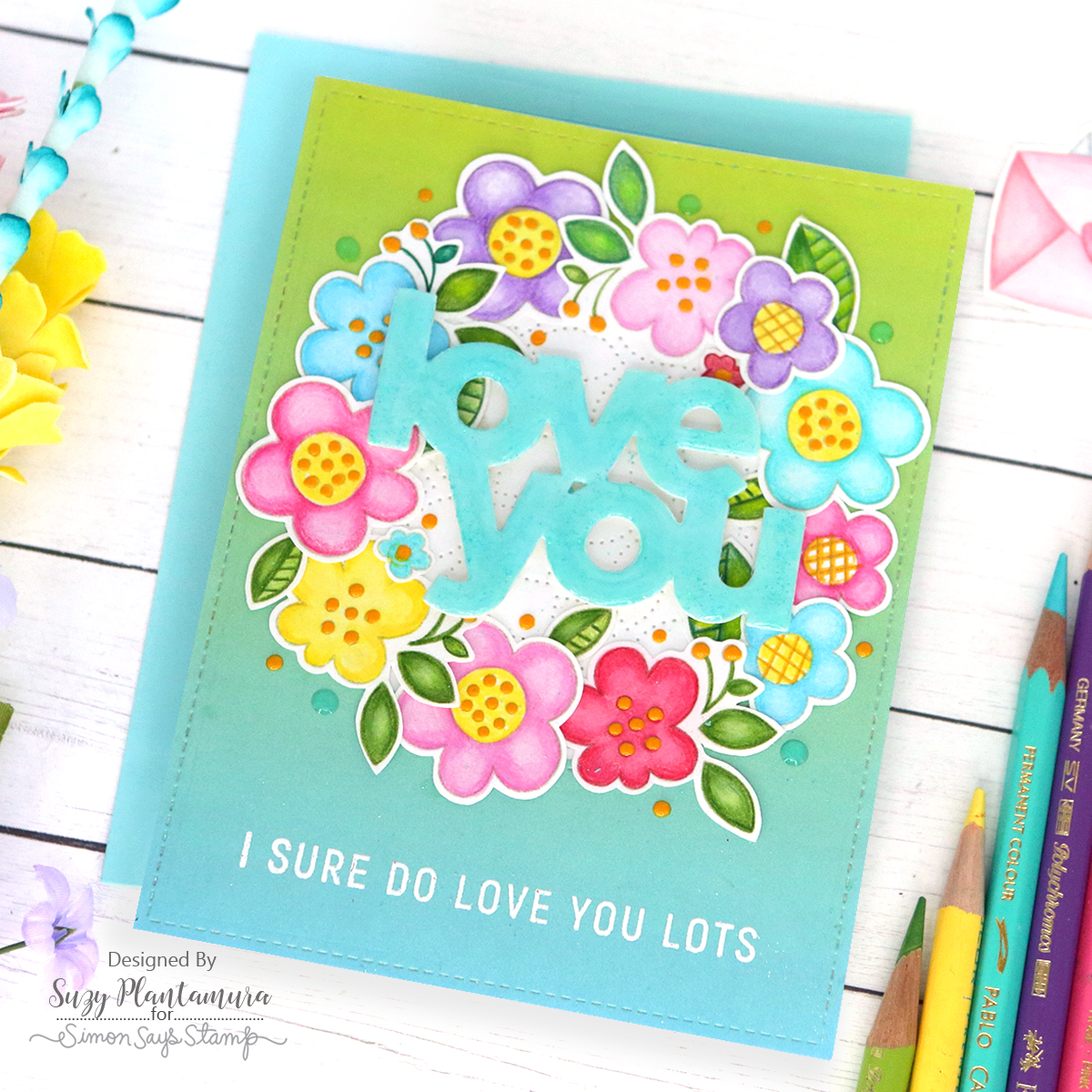 One Card Five Ways: Love You Bunches